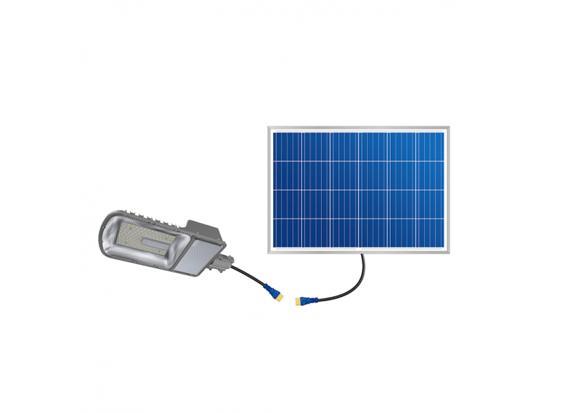 Уличный консольный светильник на солнечной батарее с пультом ДУ. 30Вт.